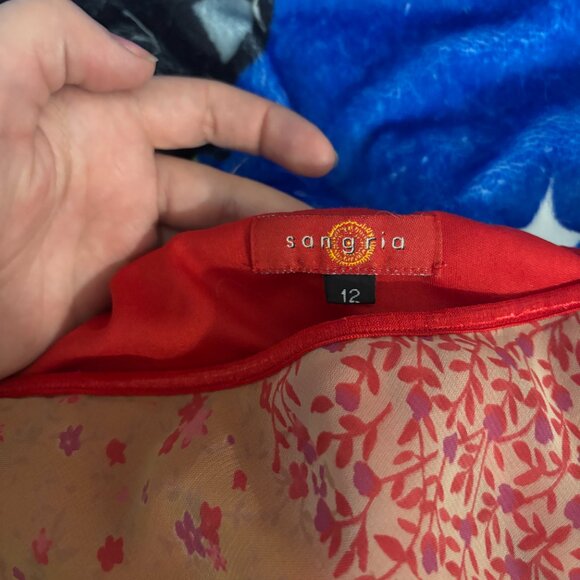 Sangria Y2K Patchwork Skirt - Picture 2 of 4